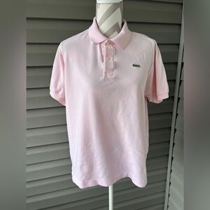 Lacoste Light Pink Polo Shirt Sz 6 (XL)